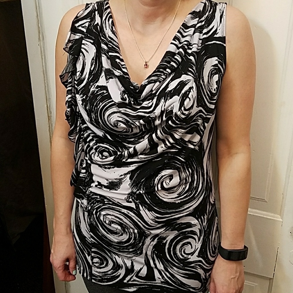 👸👕#008 Saint Tropez West Sleeveless top Size S - Picture 4 of 10